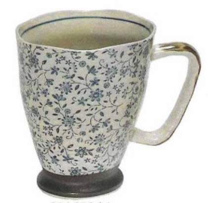 Japanische Tasse Kagura Blau 0.3l