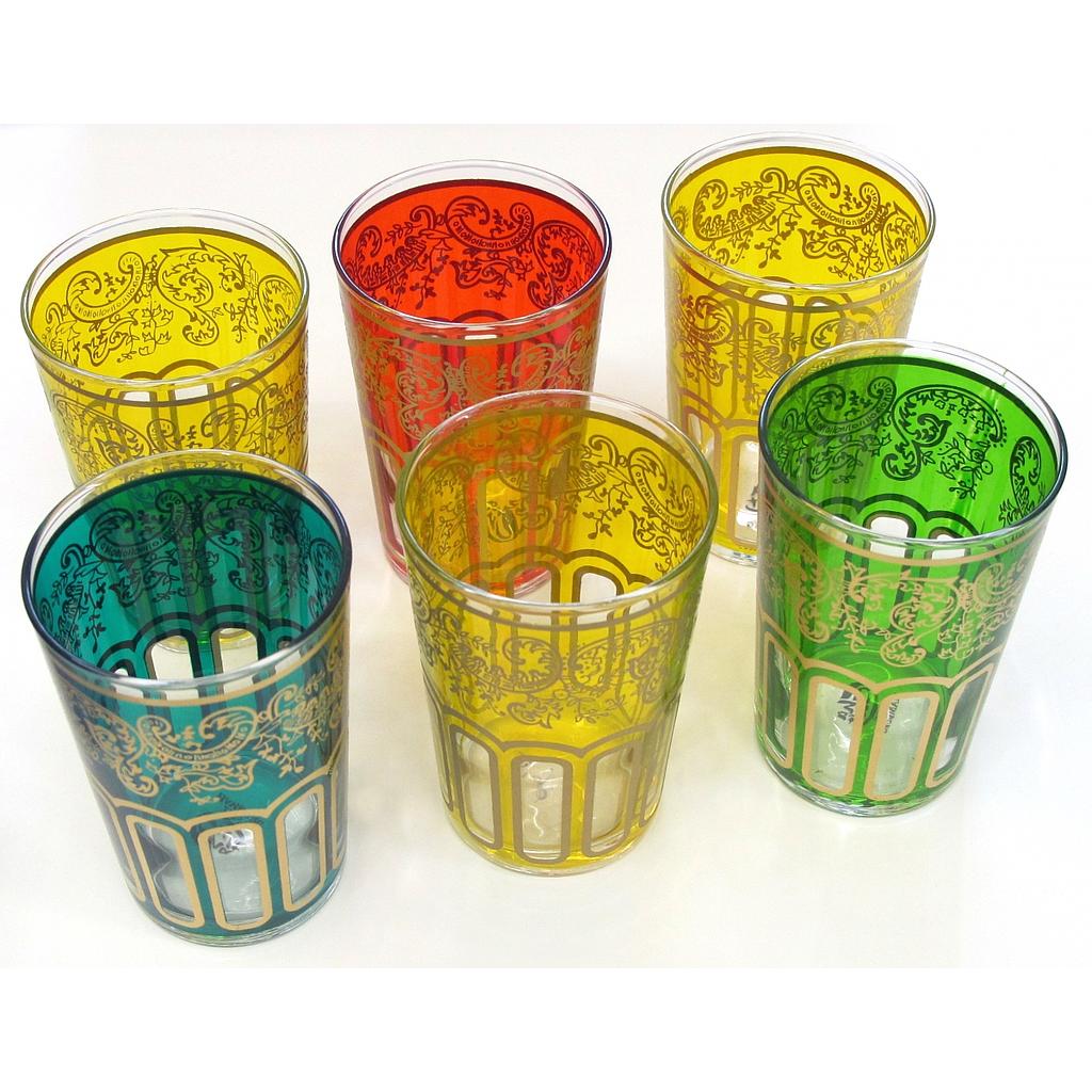 Teeglas Hassieb 0.12l 6-er Set assortiert